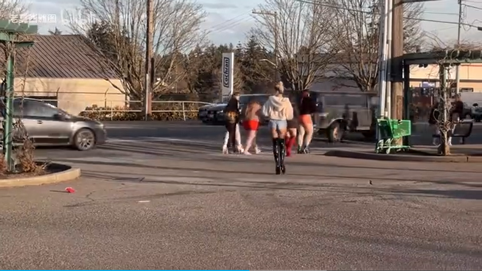 美国街头靓丽的风景线