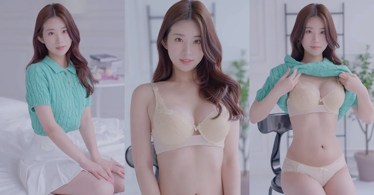 韩国人气模特 seoyoon，穿搭换装视频